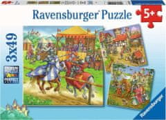 Ravensburger Puzzle Viteški turnir 3x49 kosov