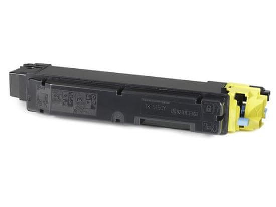 Kyocera Toner TK-5150Y rumene barve za 10 000 A4 (pri 5 % pokritosti), za P6035cdn/M6035cidn/M6535cidn