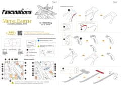 Metal Earth 3D sestavljanka Bojno letalo A-10 Warthog