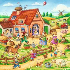 Ravensburger Puzzle Počitnice na deželi 3x49 kosov