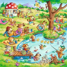 Ravensburger Puzzle Počitnice na deželi 3x49 kosov