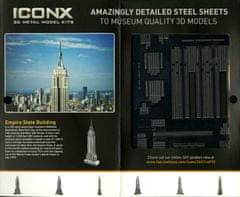 Metal Earth 3D sestavljanka Empire State Building (ICONX)