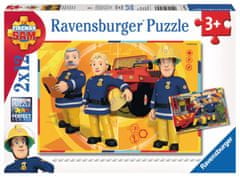 Ravensburger Puzzle Gasilec Sam v akciji 2x12 kosov