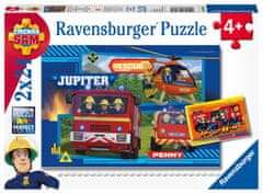 Ravensburger Sestavljanka Gasilec Sam Gremo gasit/2x24 kosov