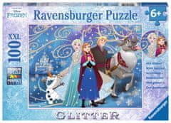 Ravensburger Glitter Puzzle Ledeno kraljestvo XXL 100 kosov