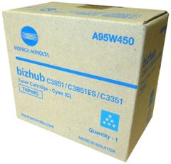 Konica Minolta toner A95W450, cian, 12000str., TNP-49C Bizhub C3351, Bizhub C3851