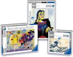 Ravensburger Puzzle Art Collection: rumena, rdeča, modra 1000 kosov