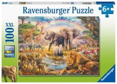 Ravensburger Puzzle - Divje živali 100 kosov