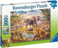 Ravensburger Puzzle - Divje živali 100 kosov