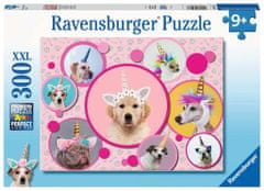 Ravensburger Sestavljanka Srčkan pes enorožec XXL 300 kosov