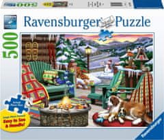 Ravensburger Puzzle Udobna mesta: 500 koščkov.