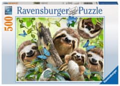 Ravensburger Lenivec Selfie Puzzle 500 kosov