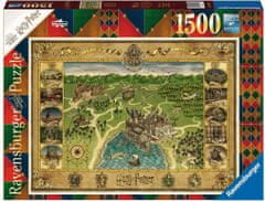 Ravensburger Sestavljanka Harry Potter: zemljevid Bradavičarke 1500 kosov