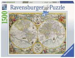 Ravensburger Sestavljanka Zgodovinski zemljevid 1500 kosov
