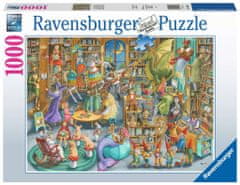 Ravensburger Midnight in the Library Puzzle 1000 kosov