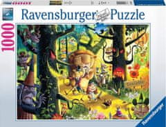 Ravensburger Puzzle - Levi, tigri in medvedi 1000 kosov