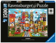 Ravensburger Puzzle Eames: Hiša kart Fantazija 1500 kosov