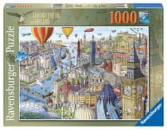 Ravensburger Puzzle Po Veliki Britaniji in Irski 1000 kosov