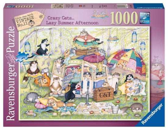 Ravensburger Puzzle - Življenje norih mačk 1000 kosov