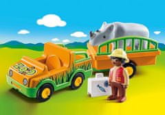 PLAYMOBIL 1.2.3. 70182 Prevoz nosorogov