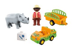 PLAYMOBIL 1.2.3. 70182 Prevoz nosorogov