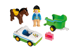 Playmobil Avto s prenosnikom za konje