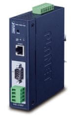 Planet MODBUS industrijski prehod RS-232/422/485 v IP, 1x COM, 100Base-TX, RTU/ACSII, -40 do +75°C, 9-48VDC, IP30