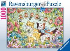Ravensburger Puzzle - Mačje prijateljstvo 1000 kosov