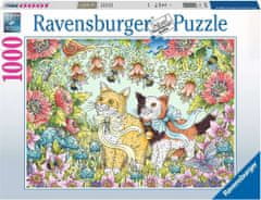Ravensburger Puzzle - Mačje prijateljstvo 1000 kosov