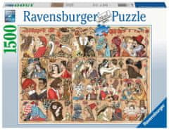 Ravensburger Puzzle Ljubezen skozi stoletja 1500 kosov
