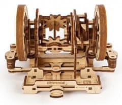 UGEARS 3D lesena mehanska sestavljanka STEM poučevanje diferenciala