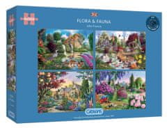 Gibsons Puzzle Flora &amp; Fauna 4x500 kosov