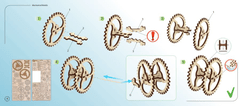 UGEARS 3D lesena mehanska sestavljanka Traktor