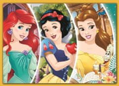 Trefl Disneyjeve princese Puzzle: Srečen dan 4v1 (35,48,54,70 kosov)