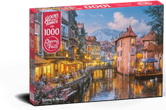 Cherry Pazzi Puzzle - Večer v Annecyju 1000 kosov