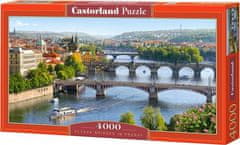 Castorland Puzzle Vltavski mostovi 4000 kosov