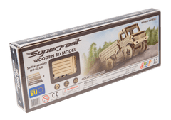 Wooden city 3D sestavljanka Superfast Truck