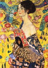 ENJOY Puzzle Gustav Klimt: Dama z ventilatorjem 1000 kosov