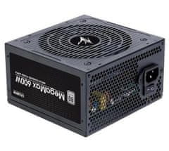 Zalman MegaMax ZM600-TXII 600W, ATX, aktivni PFC, 120mm ventilator, 80PLUS