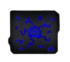 C-Tech Gaming podloga za miško ANTHEA CYBER BLUE, 320x270x4mm, šivani robovi