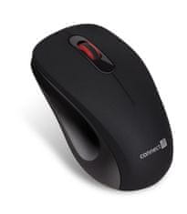 Connect IT "MUTE" brezžična optična tiha miška, USB, (+ 1x baterija AA, brezplačna), črna