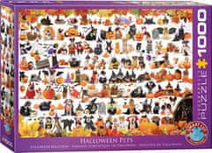 EuroGraphics Puzzle Halloween živali 1000 kosov