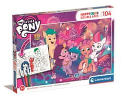 Clementoni Reverzibilna sestavljanka My Little Pony 104 kosov