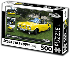 RETRO-AUTA Puzzle št. 1 Škoda 110 R Coupe (1974) 500 kosov