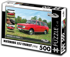 RETRO-AUTA Puzzle št. 43 Wartburg 353 Turist (1976) 500 kosov