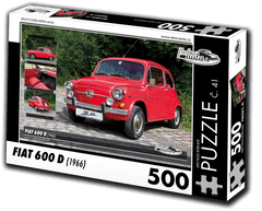 RETRO-AUTA Puzzle št. 41 Fiat 600 D (1966) 500 kosov