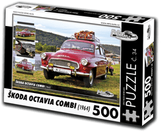 RETRO-AUTA Puzzle št. 34 Škoda Octavia Combi (1964) 500 kosov