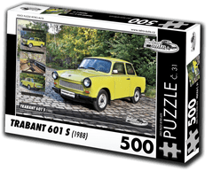 RETRO-AUTA Puzzle št. 31 Trabant 601 S (1988) 500 kosov