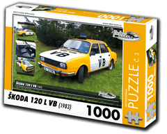 RETRO-AUTA Puzzle št. 3 Škoda 120 L VB (1983) 1000 kosov