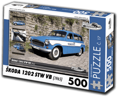 RETRO-AUTA Puzzle št. 17 Škoda 1202 STW VB (1965) 500 kosov